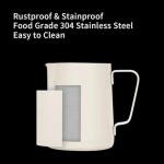 Stainless Steel Milk Frothing Pitcher 12oz