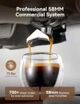 COUPLUX 58MM Espresso Machine with Grinder & Frother