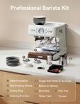 COUPLUX 58MM Espresso Machine with Grinder & Frother