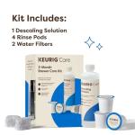 Keurig Brewer Maintenance Kit with Descaling Solution