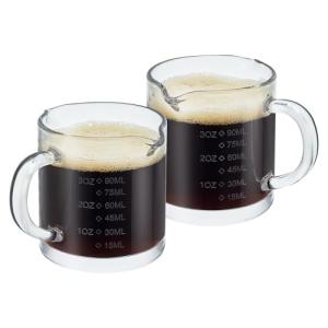 Ackers Espresso Cup and Milk Frothing Pitcher Set