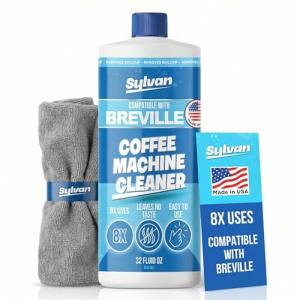 Breville-Compatible Descaling Solution with Cleaning Cloth