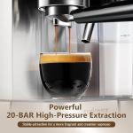 20-Bar Espresso Machine with Automatic Milk Frother
