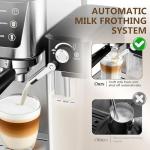 20-Bar Espresso Machine with Automatic Milk Frother