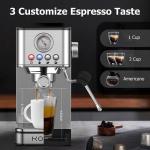 KOIOS 1200W Semi-Automatic Espresso Machine with Steam Wand