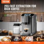 VEVOR Super-Automatic Espresso Machine with Frother