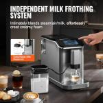 VEVOR Super-Automatic Espresso Machine with Frother