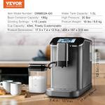 VEVOR Super-Automatic Espresso Machine with Frother