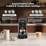 Single Serve Coffee & Espresso Maker 20 Bar