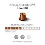 Nespresso Original Line Livanto Medium Roast Pods, 50 Count