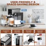 TENKER 20 Bar Espresso and Cappuccino Machine