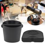 Espresso Knock Box with Silicone Tamper Mat