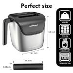 Ourokhome Stainless Steel Espresso Knock Box 4.8
