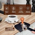 Espresso Knock Box and Tamper Mat Set