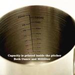 Milk Frother Pitcher with Thermometer – 21 Ounces