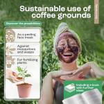 Homeffect Espresso Knock Box - Coffee Grounds Organizer