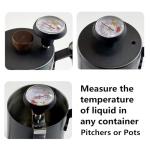 Milk Frother Pitcher with Thermometer – 21 Ounces