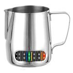 Stainless Steel Milk Frothing Pitcher with Thermometer