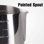 12oz Stainless Steel Milk Frothing Pitcher with Thermometer
