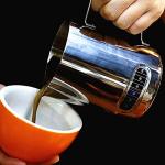 Stainless Steel Milk Frothing Pitcher with Thermometer