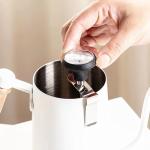 Milk Frother Pitcher with Thermometer – 21 Ounces