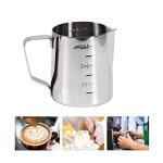 12oz Stainless Steel Milk Frothing Pitcher with Thermometer