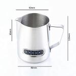 Stainless Steel Milk Frothing Pitcher with Thermometer