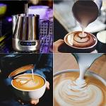 Stainless Steel Milk Frothing Pitcher with Thermometer