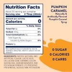 Pumpkin Caramel Coffee Syrup - Zero Calorie Flavor