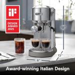 De'Longhi Dedica Duo Espresso Machine with Frother