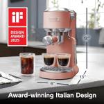 De'Longhi Dedica Duo Espresso Machine - Rosé Pink