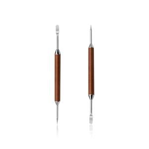 Latte Art Pen Set - Stainless Steel & Wood