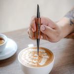 Rosewood Latte Art Pen for Baristas