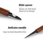 Rosewood Latte Art Pen for Baristas