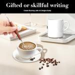 Latte Art Pen Set - Stainless Steel & Wood