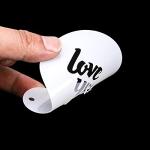 15-Piece Coffee Art Stencil Set