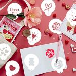 15-Piece Coffee Art Stencil Set