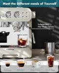 Hanrose 20 Bar Espresso Machine with Grinder and Frother