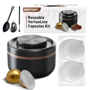 Sootozy Reusable Vertuo Pod Kit for Nespresso