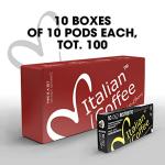 Italian Espresso Pods for Nespresso Machines (100 Count)