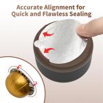 Sootozy Reusable Vertuo Pod Kit for Nespresso