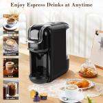 DIVINOCAFFÉ Mini Espresso Maker for Capsules and Powder