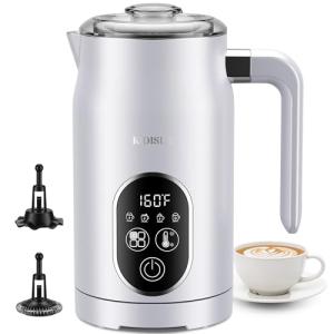 KIDISLE 4-in-1 Electric Milk Frother and Steamer