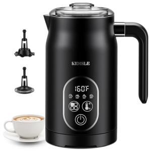 KIDISLE 4-in-1 Milk Frother and Steamer
