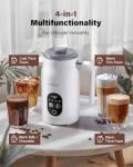 KIDISLE 4-in-1 Electric Milk Frother and Steamer