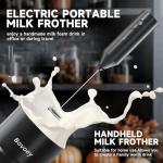 4-in-1 Electric Handheld Milk Frother Set