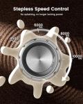 Rechargeable Milk Frother with Speed Control and Stand