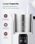 KIDISLE 4-in-1 Electric Milk Frother and Steamer
