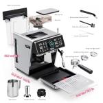 PwZzk Dual Boiler Espresso Machine with Grinder