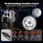 PwZzk Dual Boiler Espresso Machine with Grinder